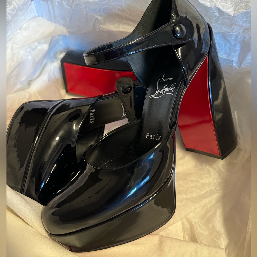 Christian Louboutin Movida Black Heels Size 38